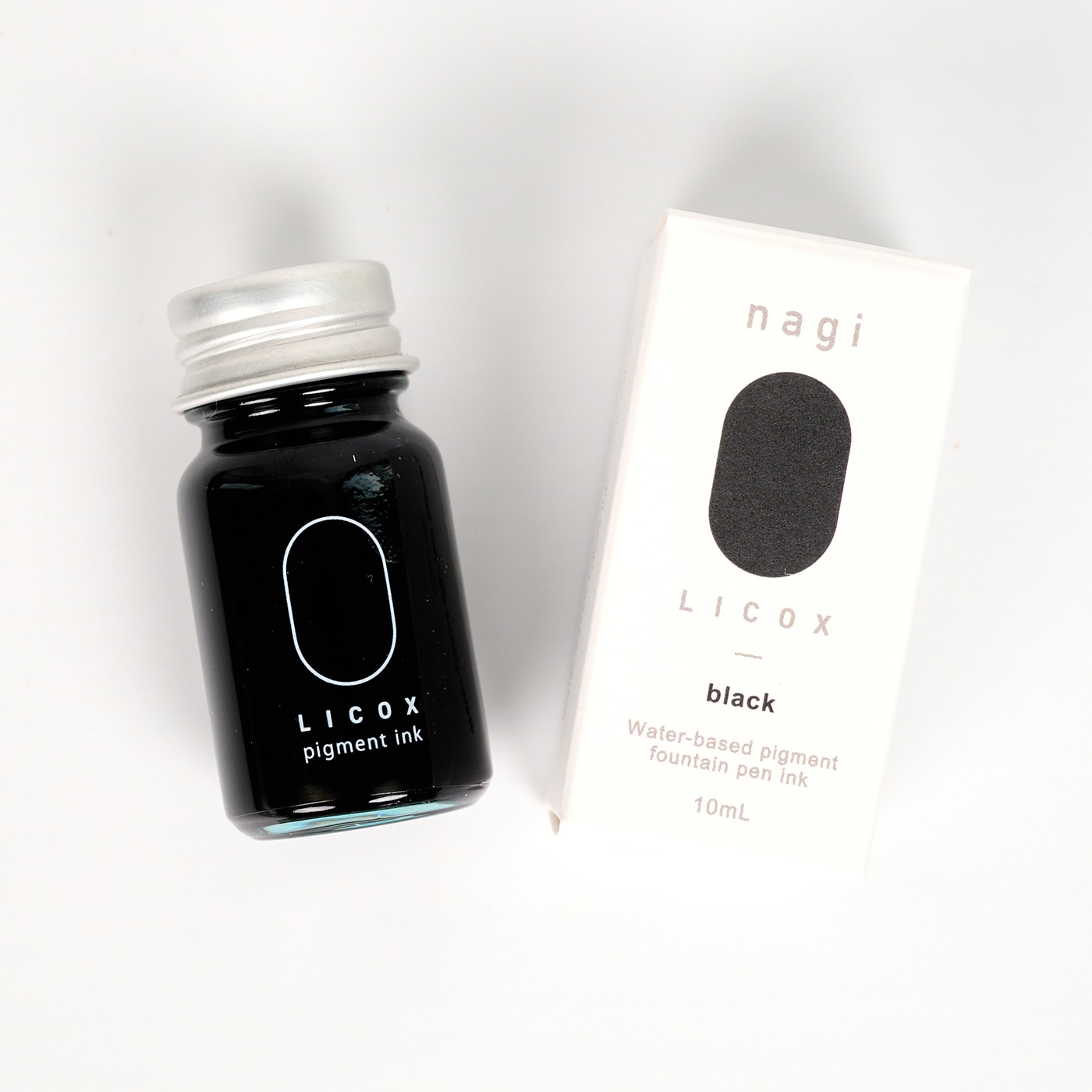 Product image of Licox LICOX Nagi Water Resistant Pigment Fountain Pen Ink Black (10ml) 1
