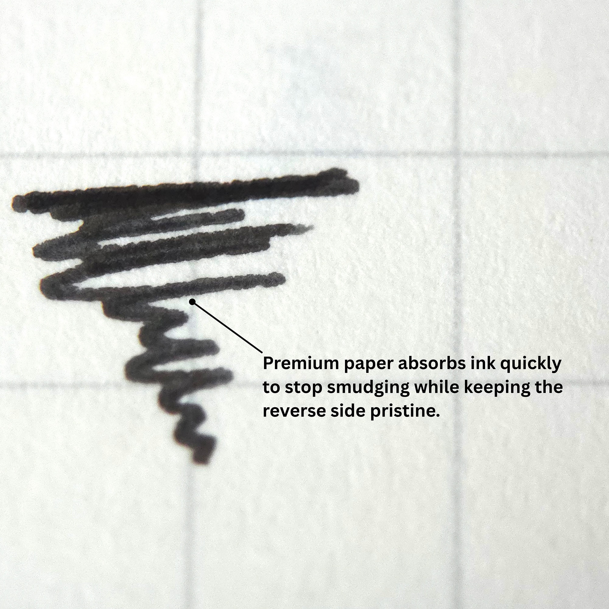 Product image of Smooth writing right to the edge with soft rings built for right and left-handed writers. Soft Ring Grid Notebook 4
