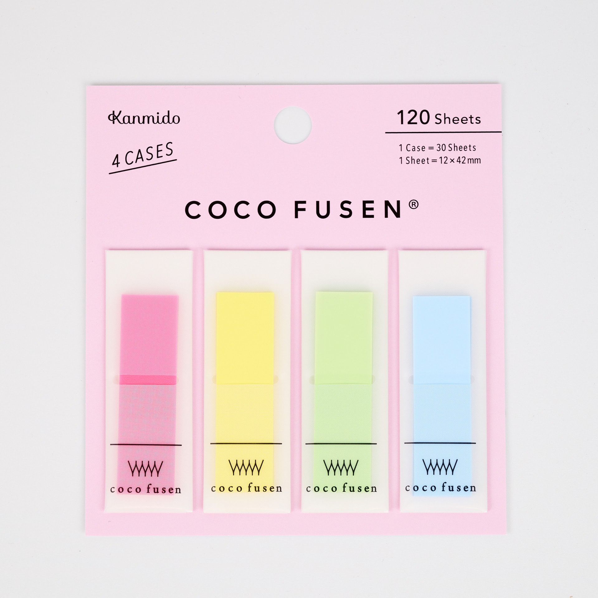 Product image of Compact index tabs that attach right to your notebook or planner. Coco Fusen Index Tabs 4