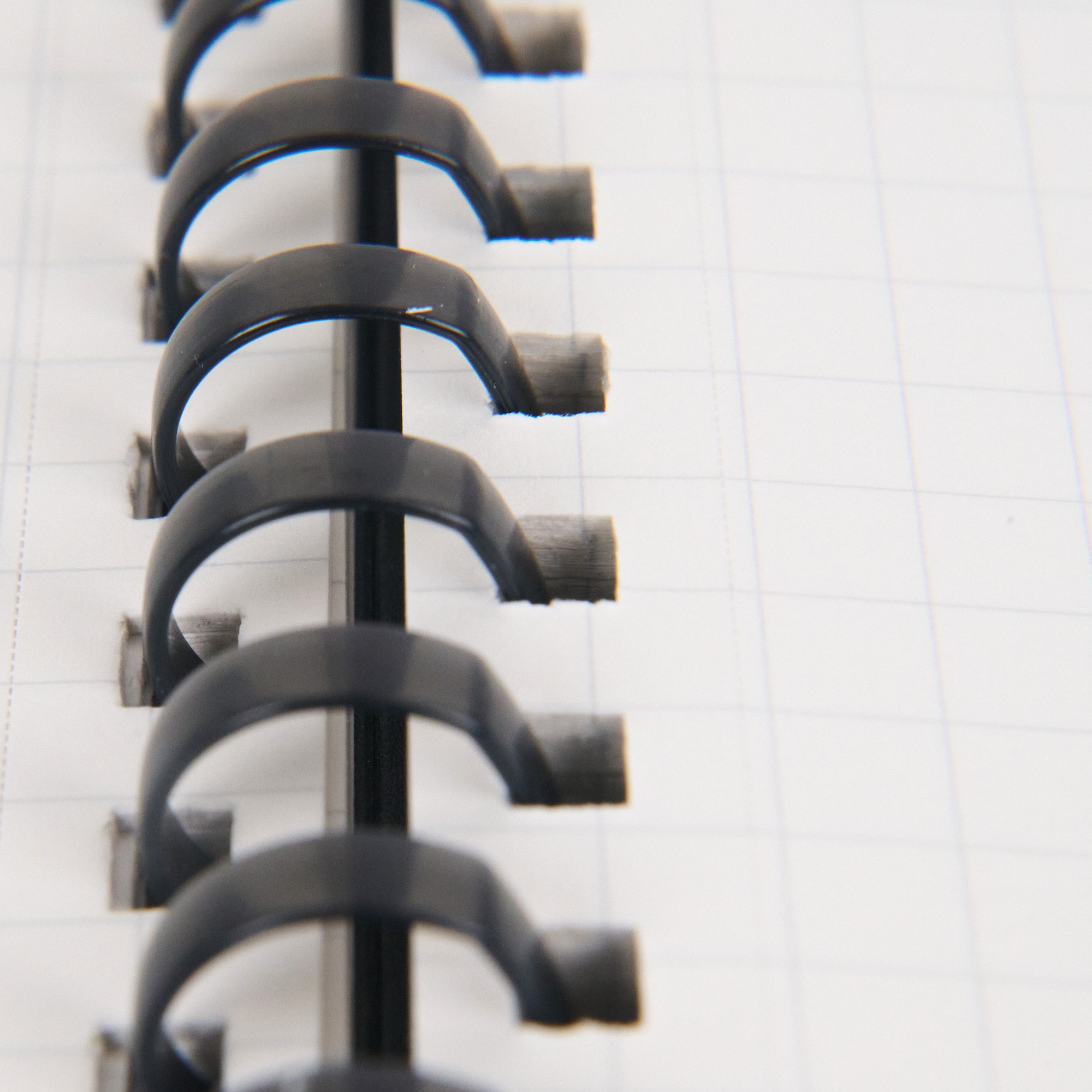 Product image of Smooth writing right to the edge with soft rings built for right and left-handed writers. Soft Ring Grid Notebook 2