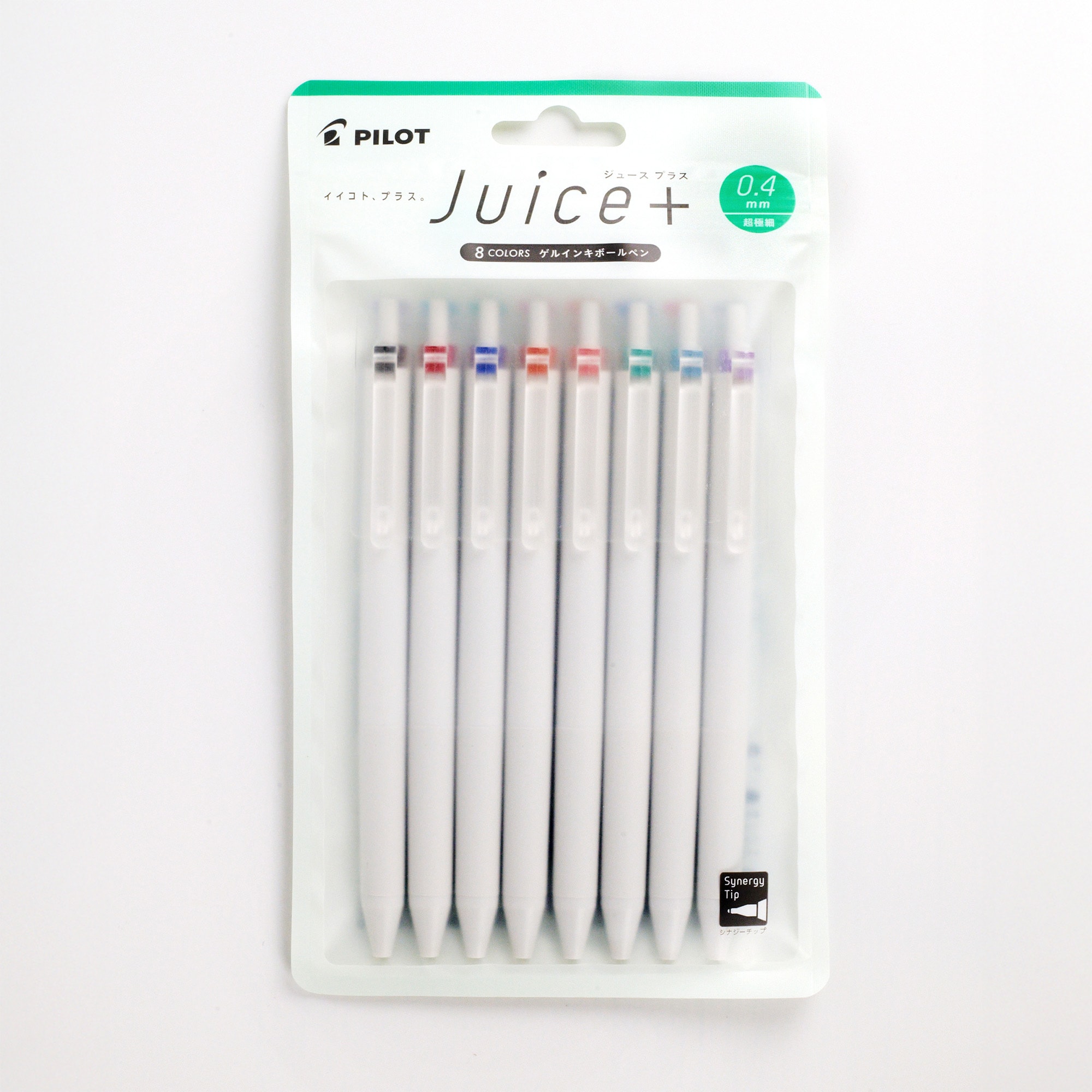 Product image of Crisp lines and rich color, perfect for tight grids and planners. Juice+ 0.4mm Synergy Tip Gel Pens 1