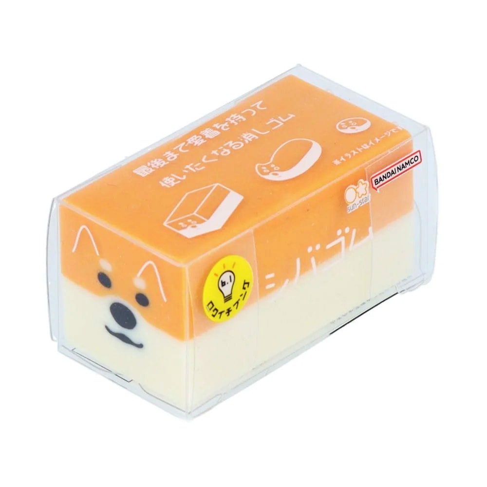 Product image of Sculpt your own cute Shiba Inu block eraser with every mistake you erase. Shiba Inu Animal Eraser 4