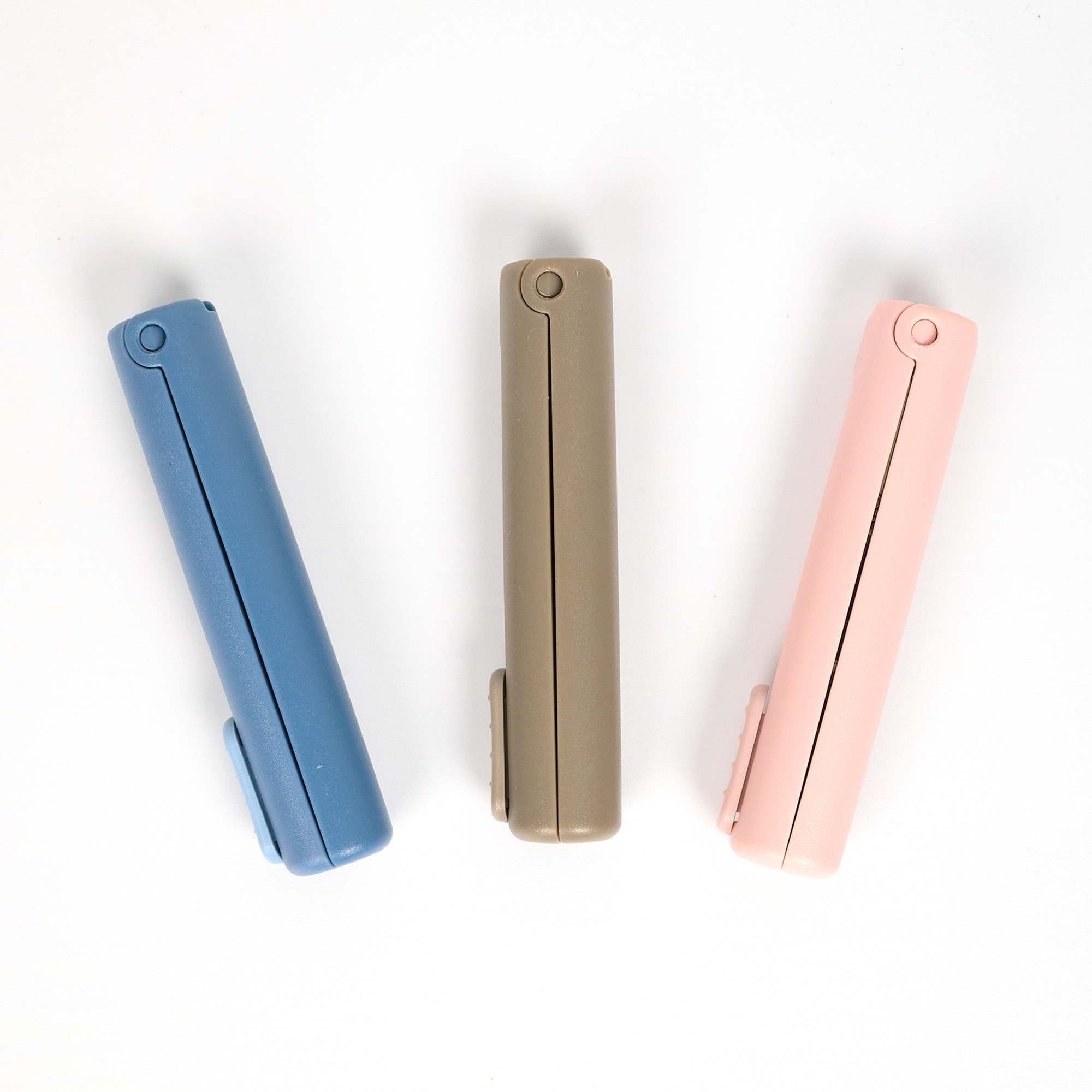 Product image of 2-in-1 folding craft scissors with micro-tweezers built right into the tips for precise sticker placement. Stickyle Tsumamuno 2-in-1 Scisors & Tweezers 8