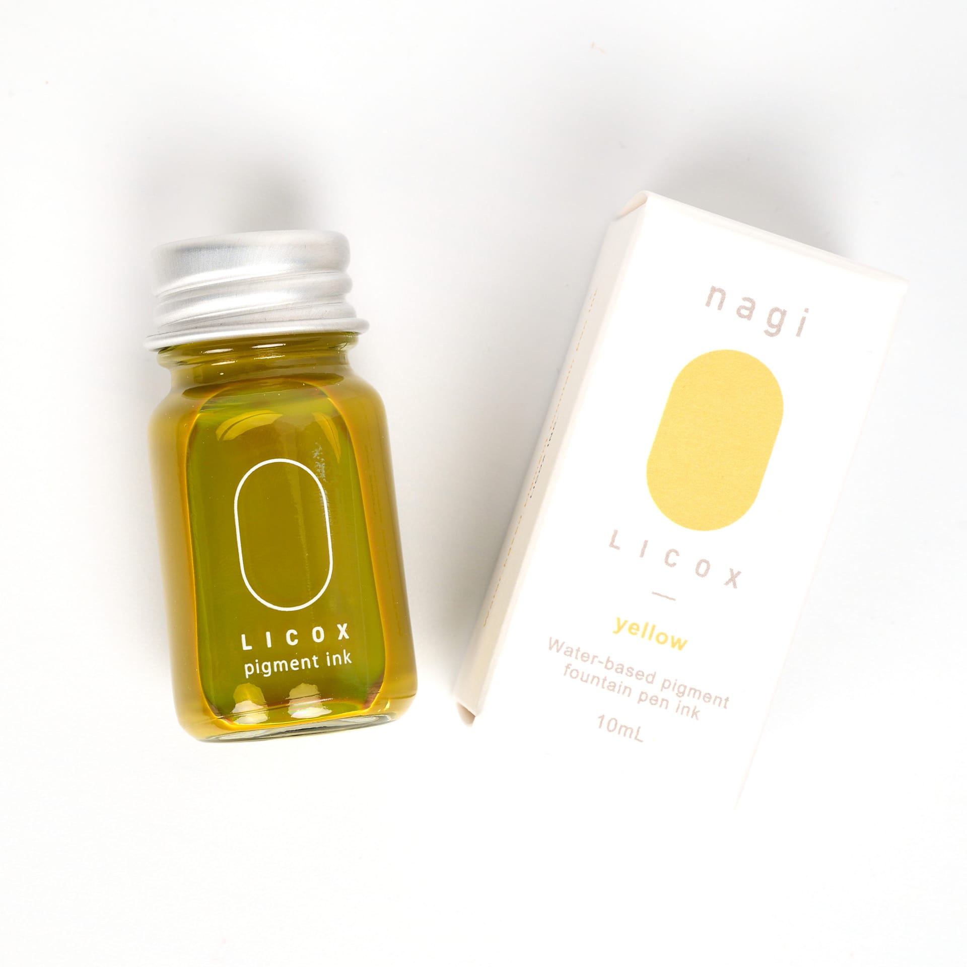 Thumbnail of Pigmented Water Resistant Fountain Pen Ink - 10ml Ink Bottle - Yellow