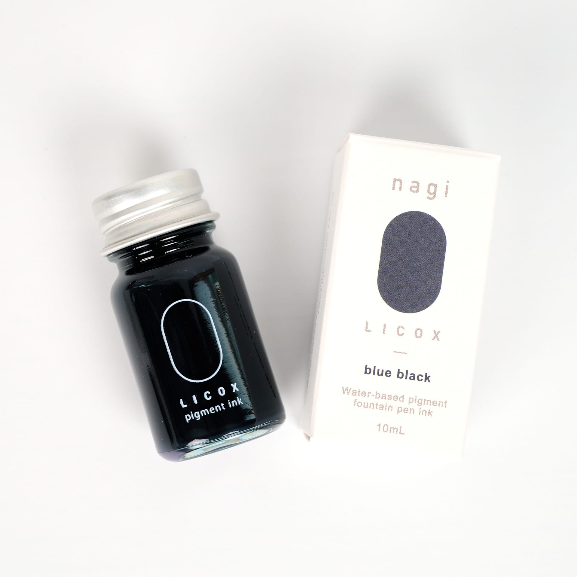 Thumbnail of Pigmented Water Resistant Fountain Pen Ink - 10ml Ink Bottle - Blue Black