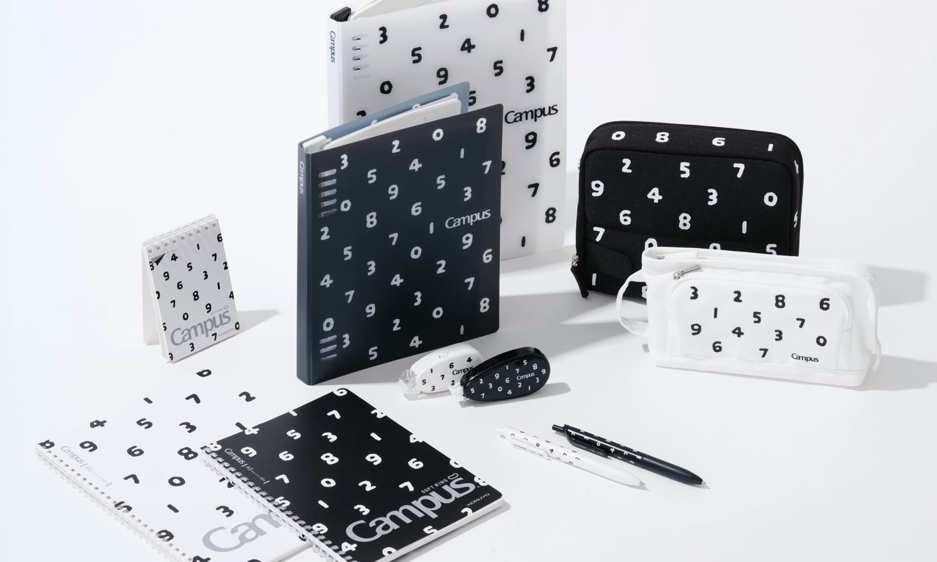 Numbers Game: Kyoto Textile Label SOU・SOU Puts a Monochromatic Spin on Kokuyo Staples